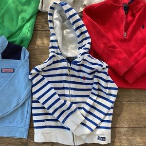 2 4t polo and VV sweatshirts